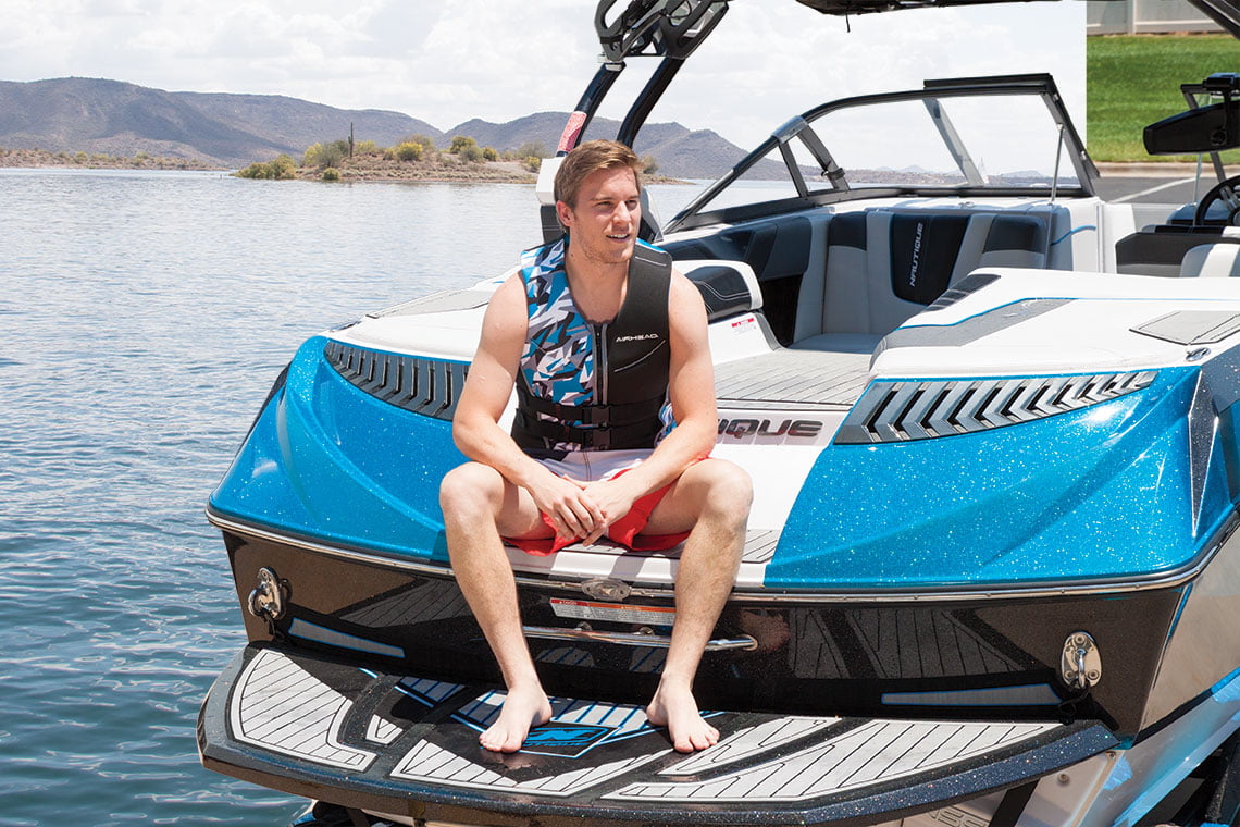 Airhead Neolite Men's Life Jacket, Kwik-Dry Tech, Medium, Camo Cool Blue