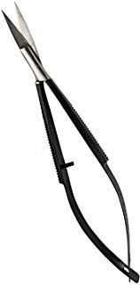 Joey Healy Precision Brow Scissor, Precision Brow Shaping Scissors, Ergonomic Spring Grip, Stainless Steel and Ultra-Maneuvering Eyebrow Trimmers