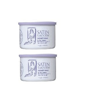 Satin Smooth Honey Wax with Vitamin E 2 Pack