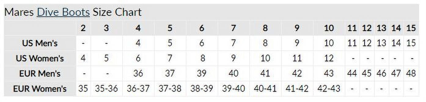 Mares 6.5mm Trilastic Scuba Diving Boot - Size 12