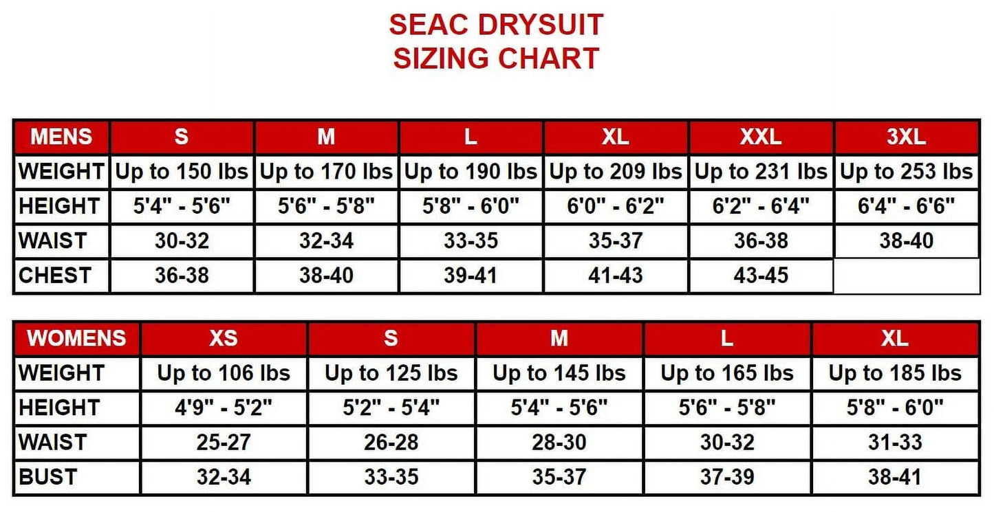 Seac Unifleece Insulating Undersuit Unisex (Black, 3X-Large)