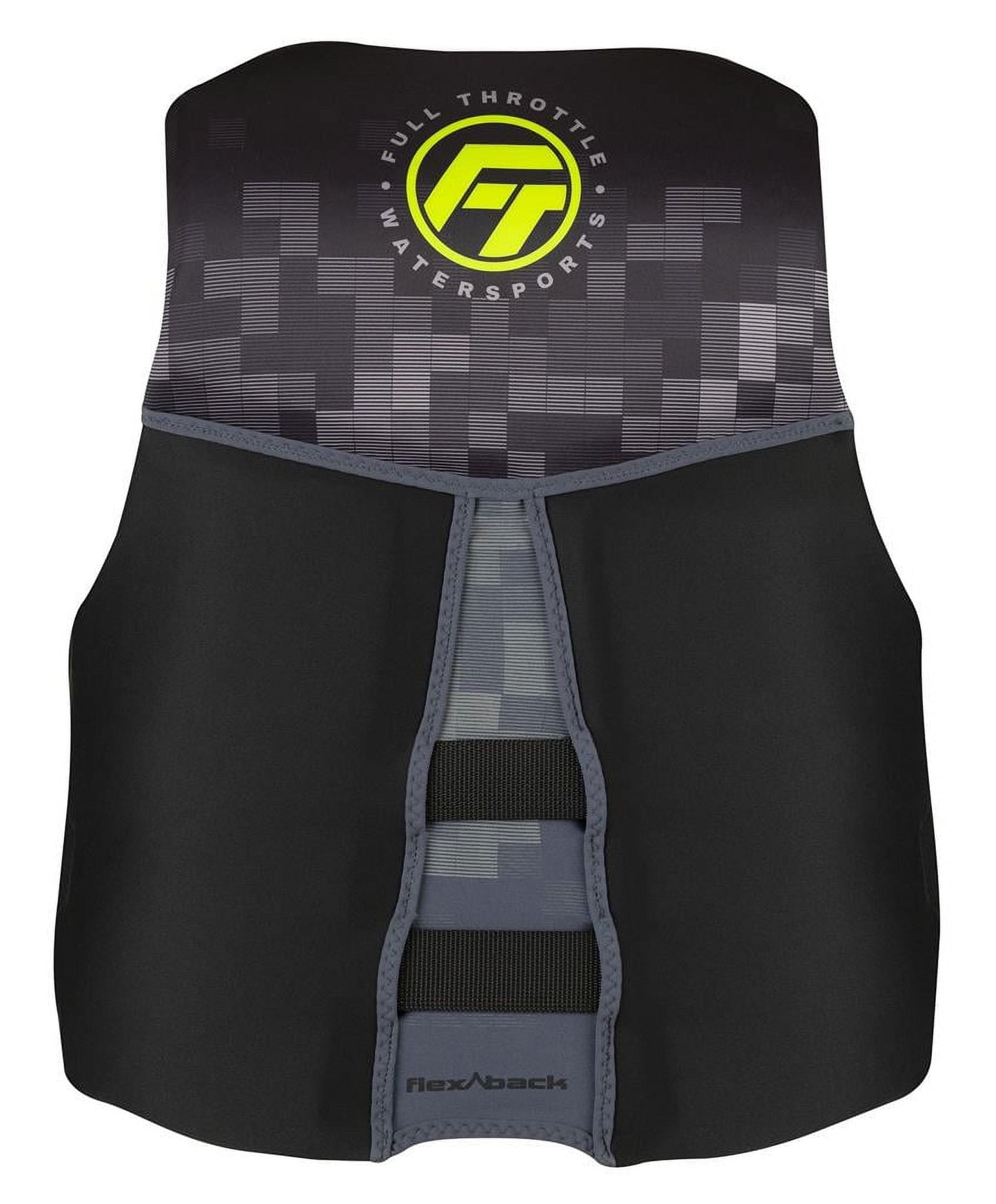 Full Throttle Mens Rapid-Dry Flex-Back Life Jacket XL Grn