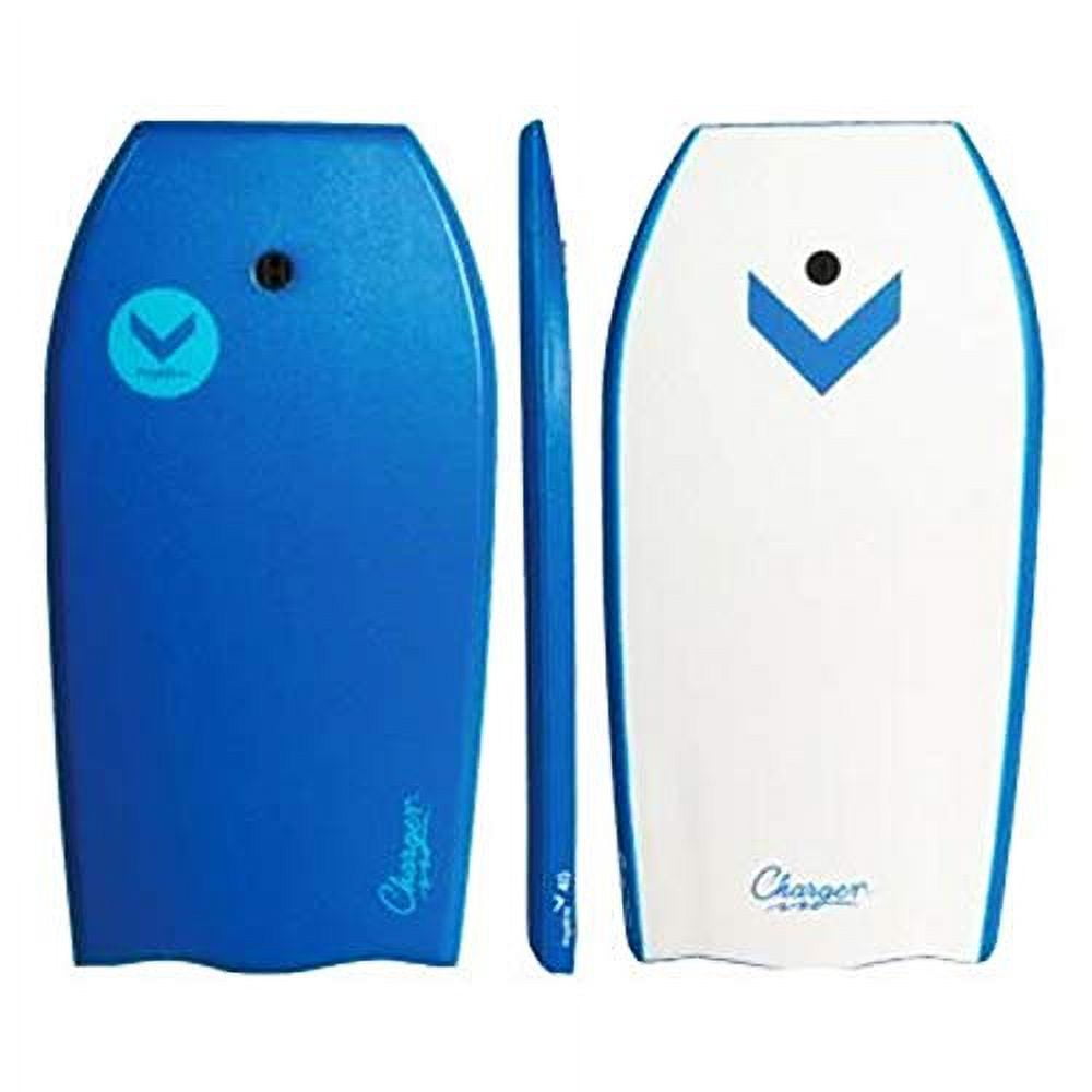 Hydro Charger 42 EPS Bodyboard with leash - Blue deck/ Blue rails / White bottom