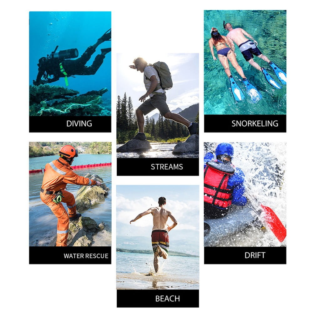 Neoprene diving boots 5m water shoes wetsuit booties with non-slip rubber soles