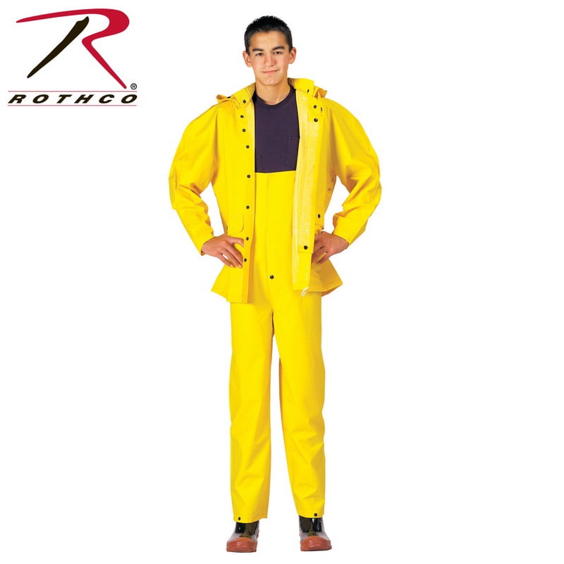 (Price/EA)Rothco 3620 Deluxe Heavyweight PVC Rainsuit-M