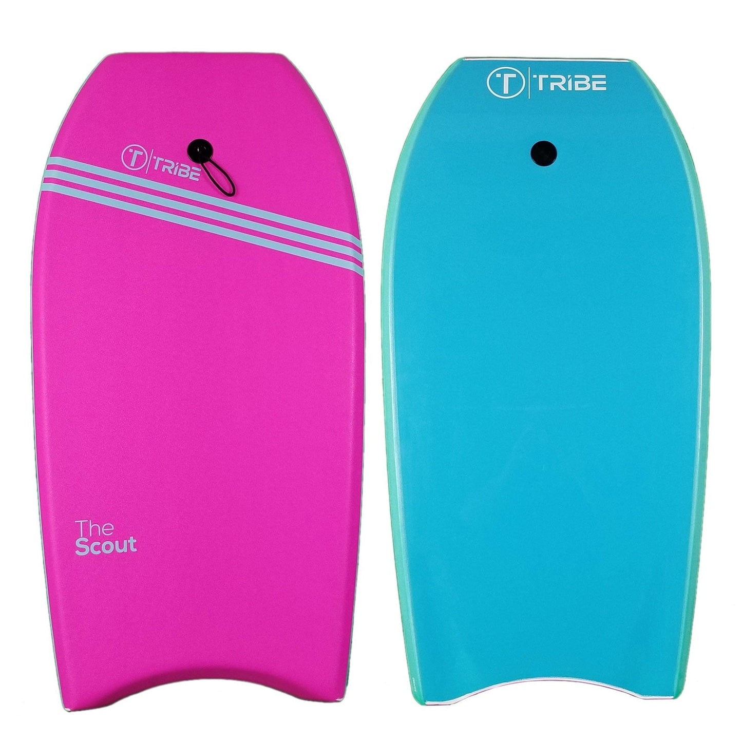 The Scout Bodyboard 42' by Tribe Boards - Pink / Turquoise / Blue