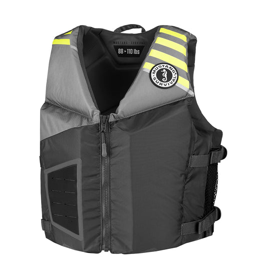 Mustang Survival MV3600 Young Adult REV Foam Vest - Grey/Fluorescent Yellow