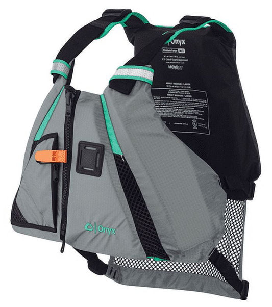 Onyx Outdoor 122200-505-040-15 Movement Dynamic Paddle Sports Life Vest Medium - Large, Aqua