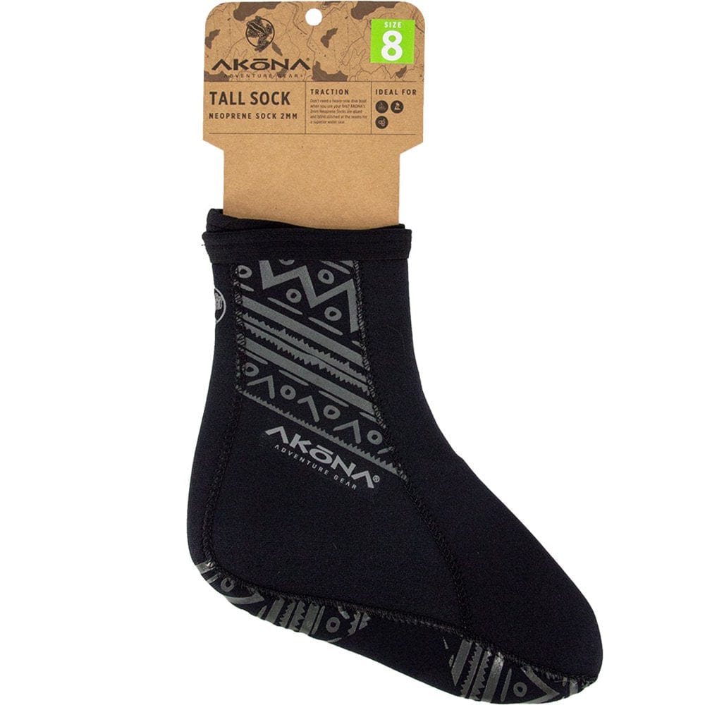 Akona 2Mm Tall Sock Scuba Diving Snorkeling Boot Traction Grip Sole