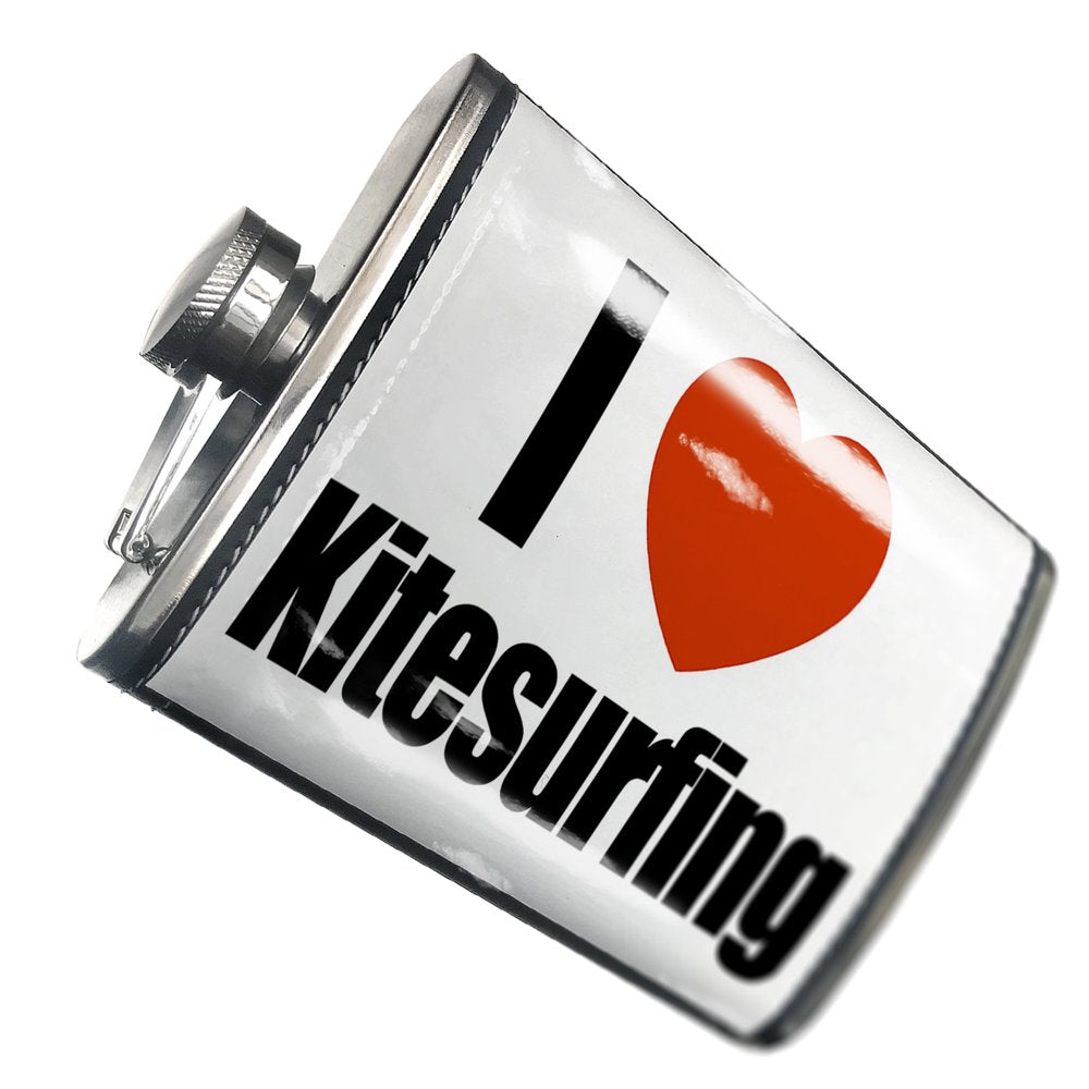 NEONBLOND Flask I Love Kitesurfing