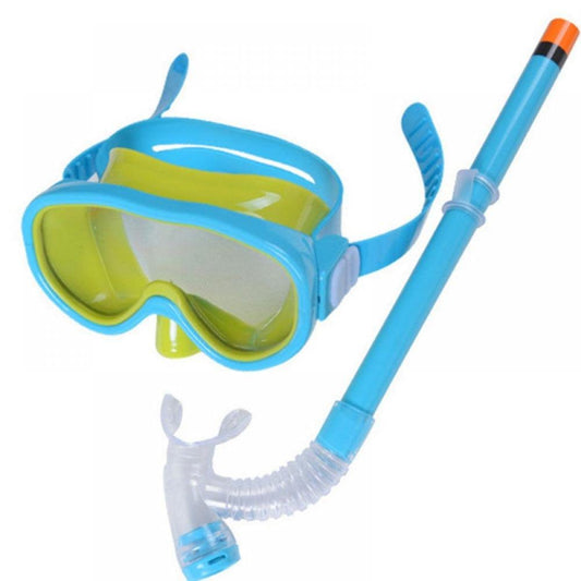 GOODLY Kids Children Underwater Scubas Diving Mask Snorkel Anti-Fog Goggles Glasses Diving Swimming Simple Breath Tube
