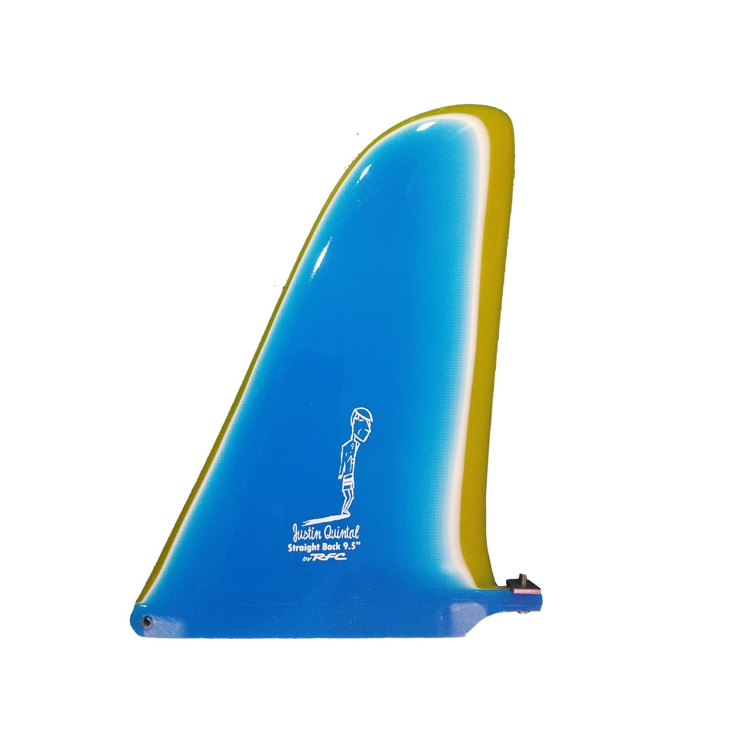 Rainbow Fin Co. Justin Quintal Straight Back 9.5" Longboard Fin